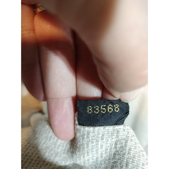 Bachrach beige button front short sleeve shirt men size Large Tall 100% Cotton - Picture 4 of 5